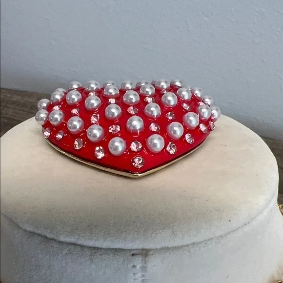 Betsey Johnson | Red Heart Necklace w/ Matching Earrings ♥️ - Picture 12 of 17